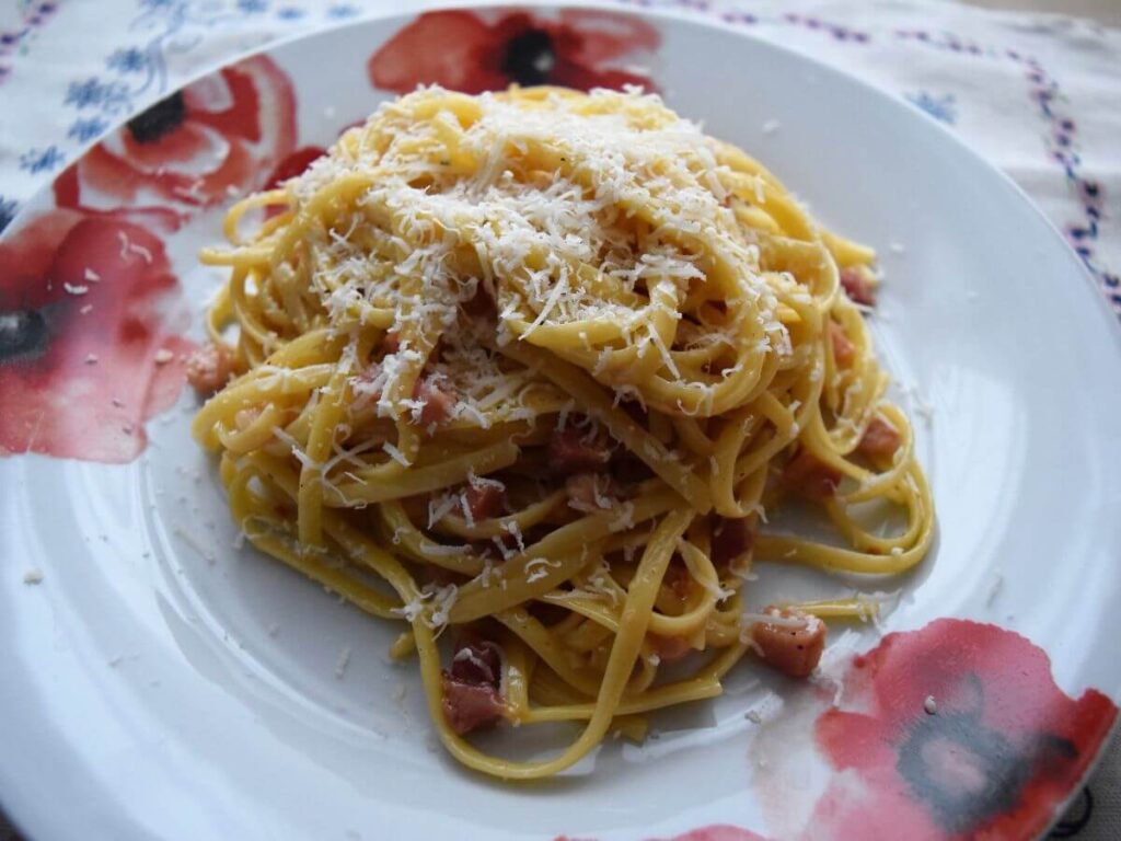 Homemade spaghetti carbonara | Delia Cooks Food Blog