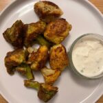 breaded broccoli and cauliflower