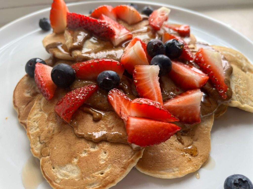 homemade vegan pancakes