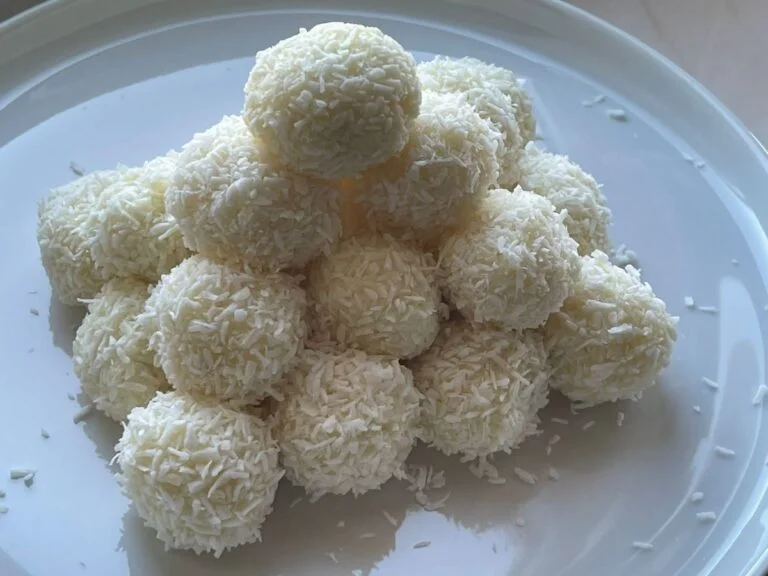 homemade raffaello candies